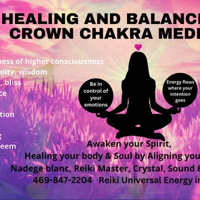 CROWN CHAKRA ONLINE HEALING GUIDED MEDITATION