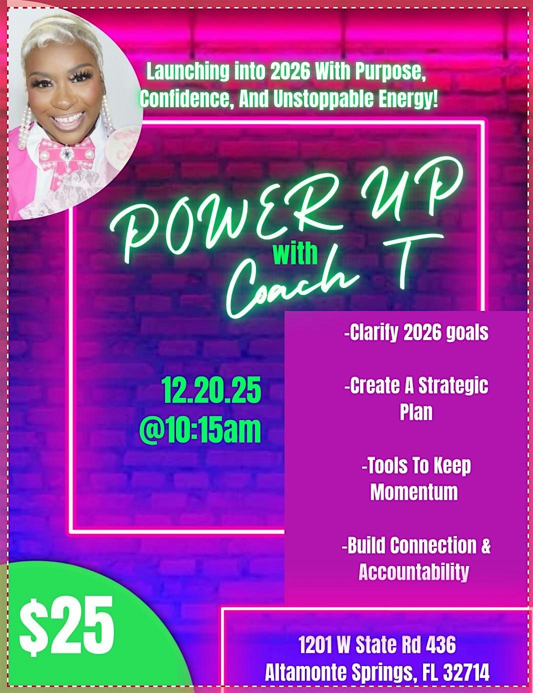 Power Up with Coach T, 20 December | Event in Altamonte Springs | AllEvents