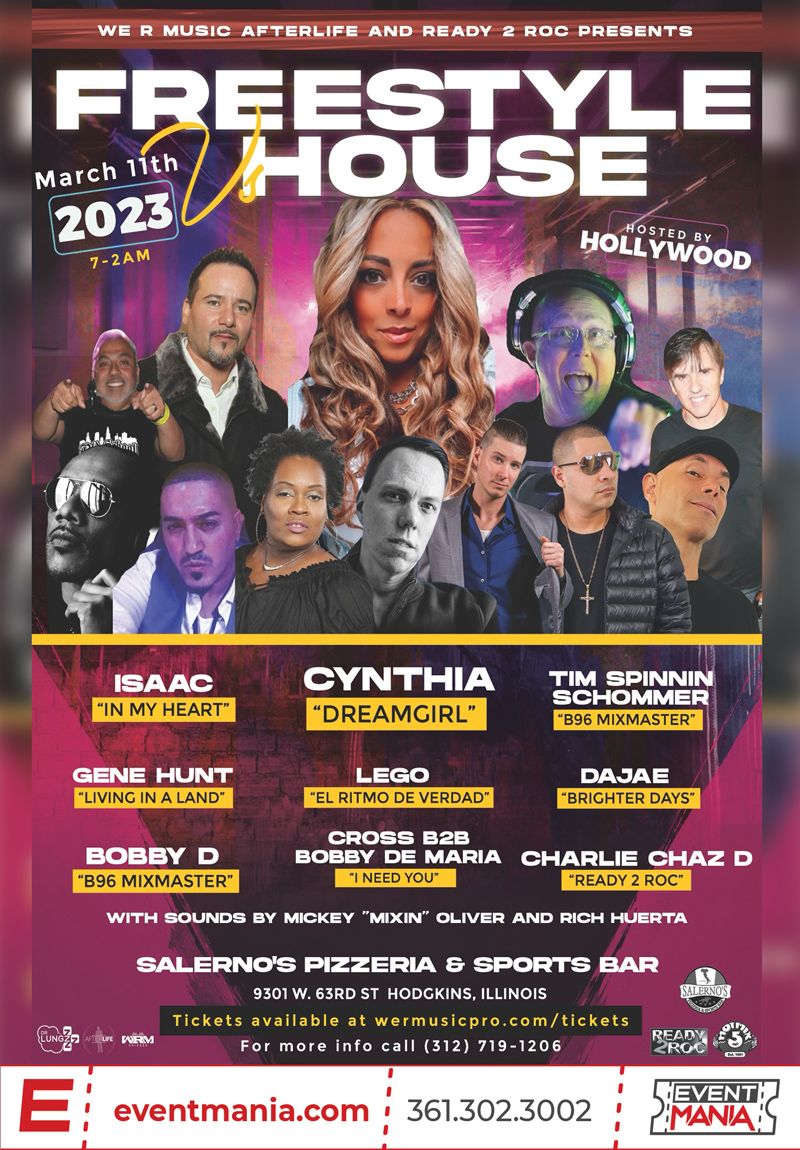 House vs Freestyle at The Forge Joliet, 11 July | Event in Joliet | AllEvents