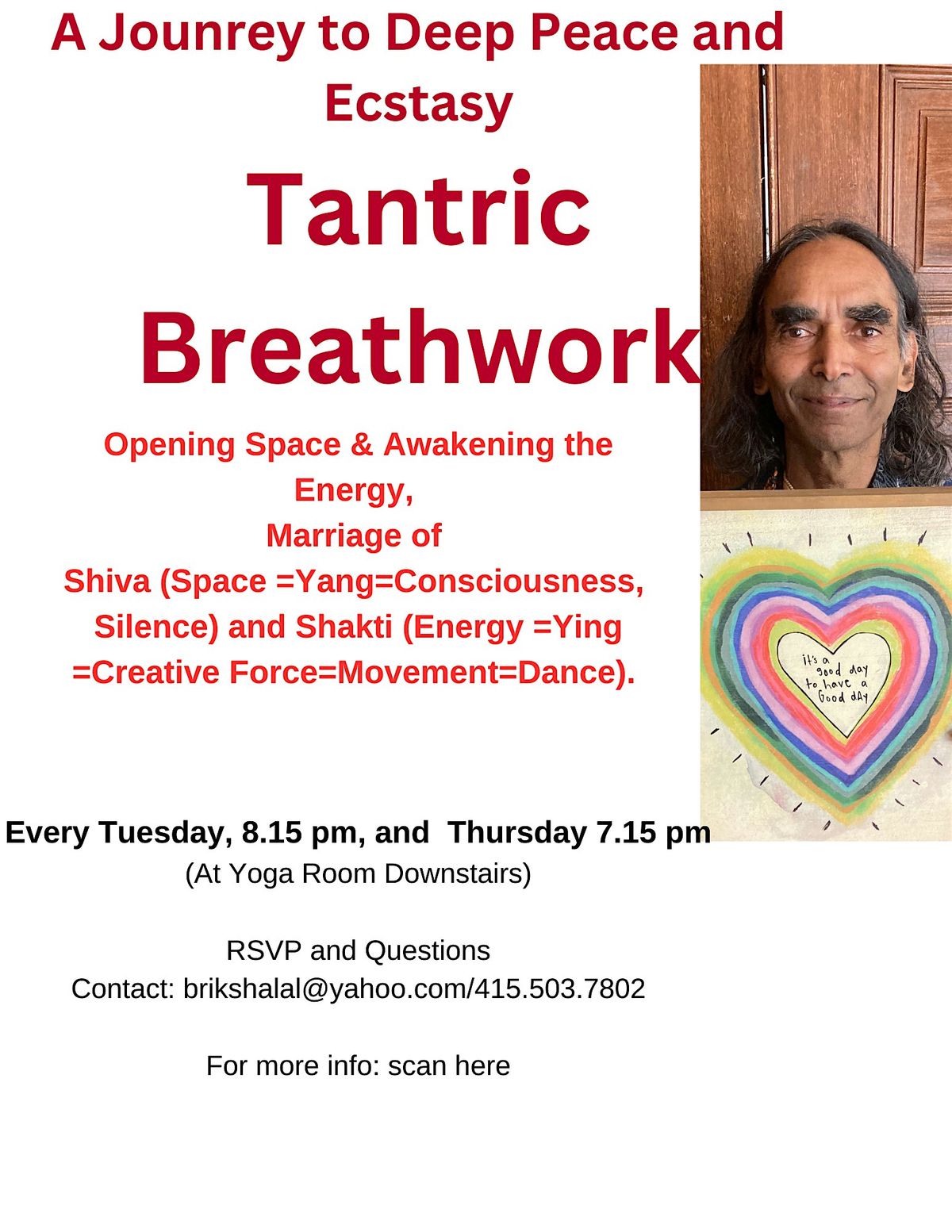 Tantric Breathwork : Breathing Ecstasy : Creating More Energy & Relaxation | Event in San Francisco | AllEvents