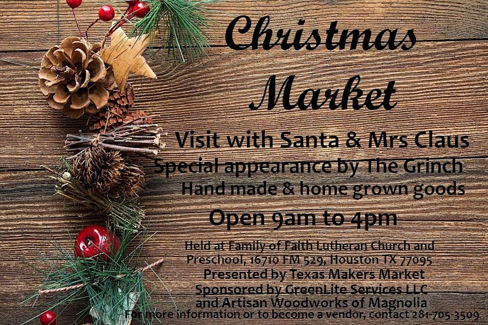 CyFair Holiday Market, 16710 Farm to Market Rd 529, Houston, December 9