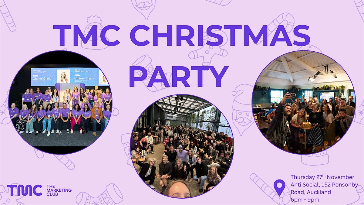 TMC Christmas Party - Auckland, 27 November | Event in Auckland | AllEvents