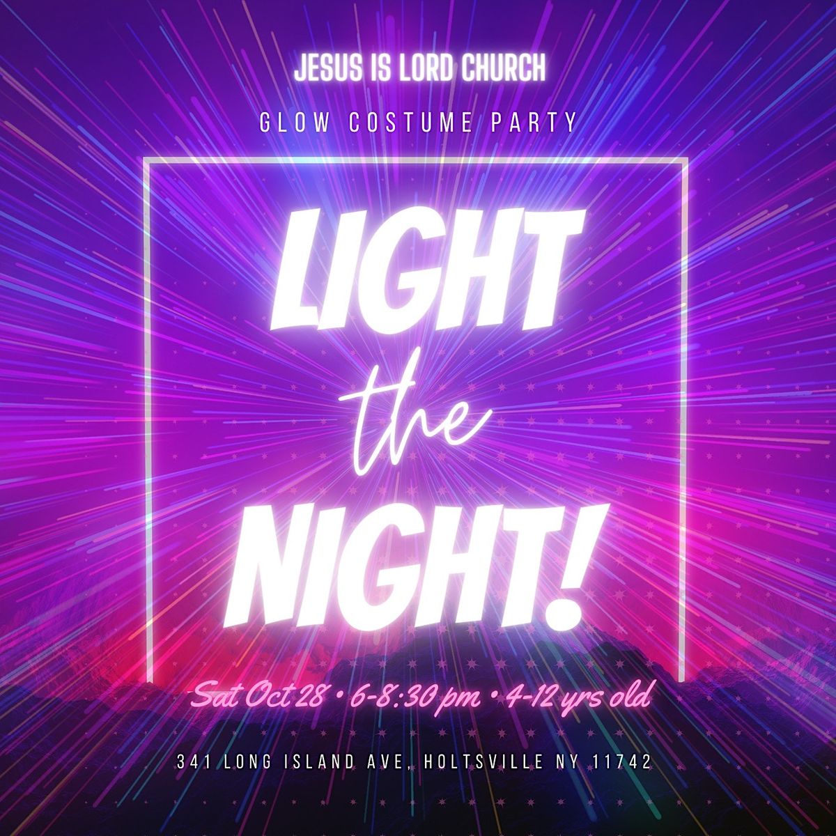Light The Night, Jesus Is Lord Church of Holtsville, October 28 2023