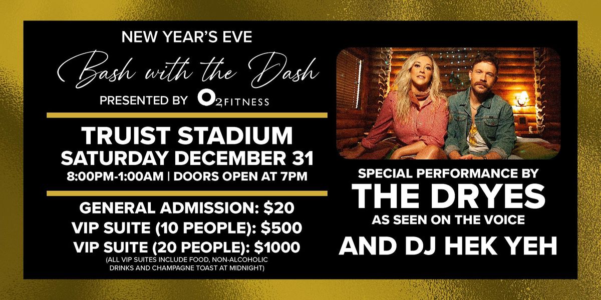 2023 NYE Bash with the Dash, Flow Club Truist Stadium, WinstonSalem