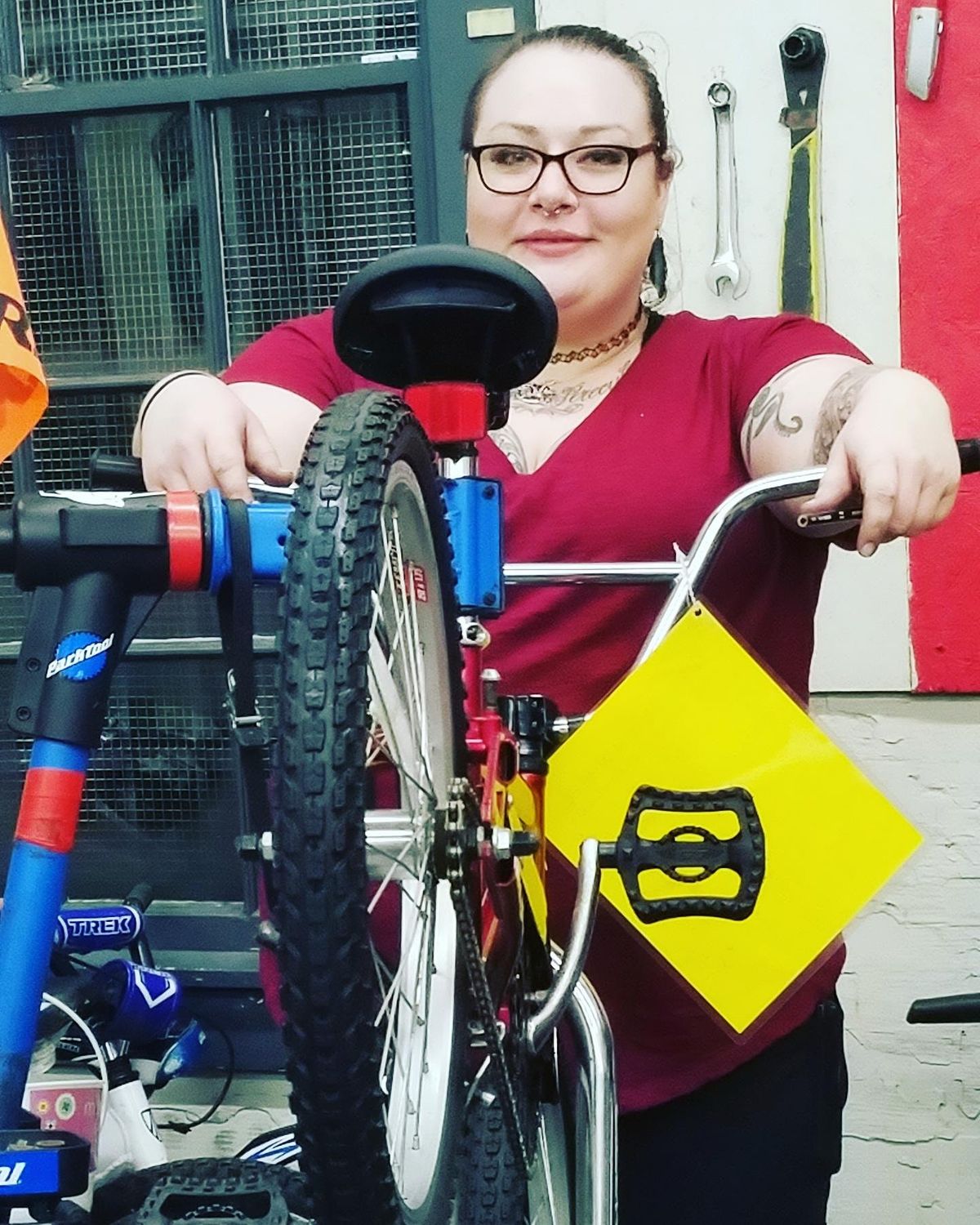 Kat Spidle Memorial Volunteer Day, The Common Wheel Bicycle CoOp