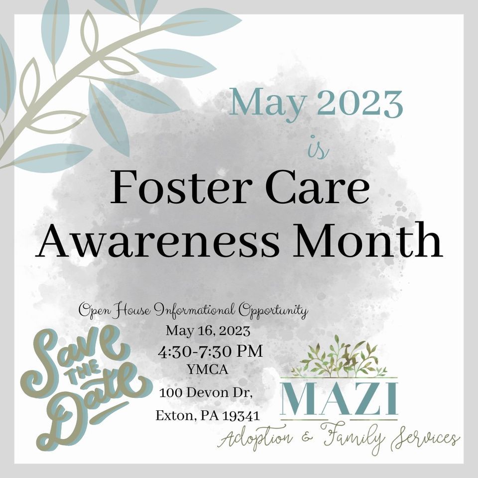 Foster Care Awareness Information Event May 2023 Come Meet Mazi
