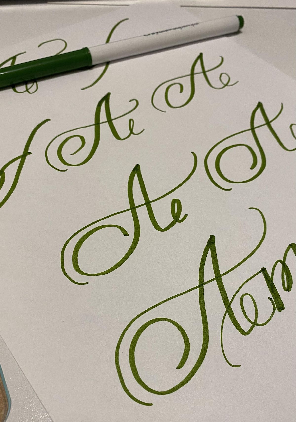 Brush Lettering for Beginners, The Evergreen Southern Kitchen