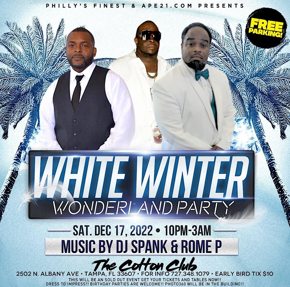 White winter wonderland at the Cotton Club Tampa, Cotton Club, Tampa