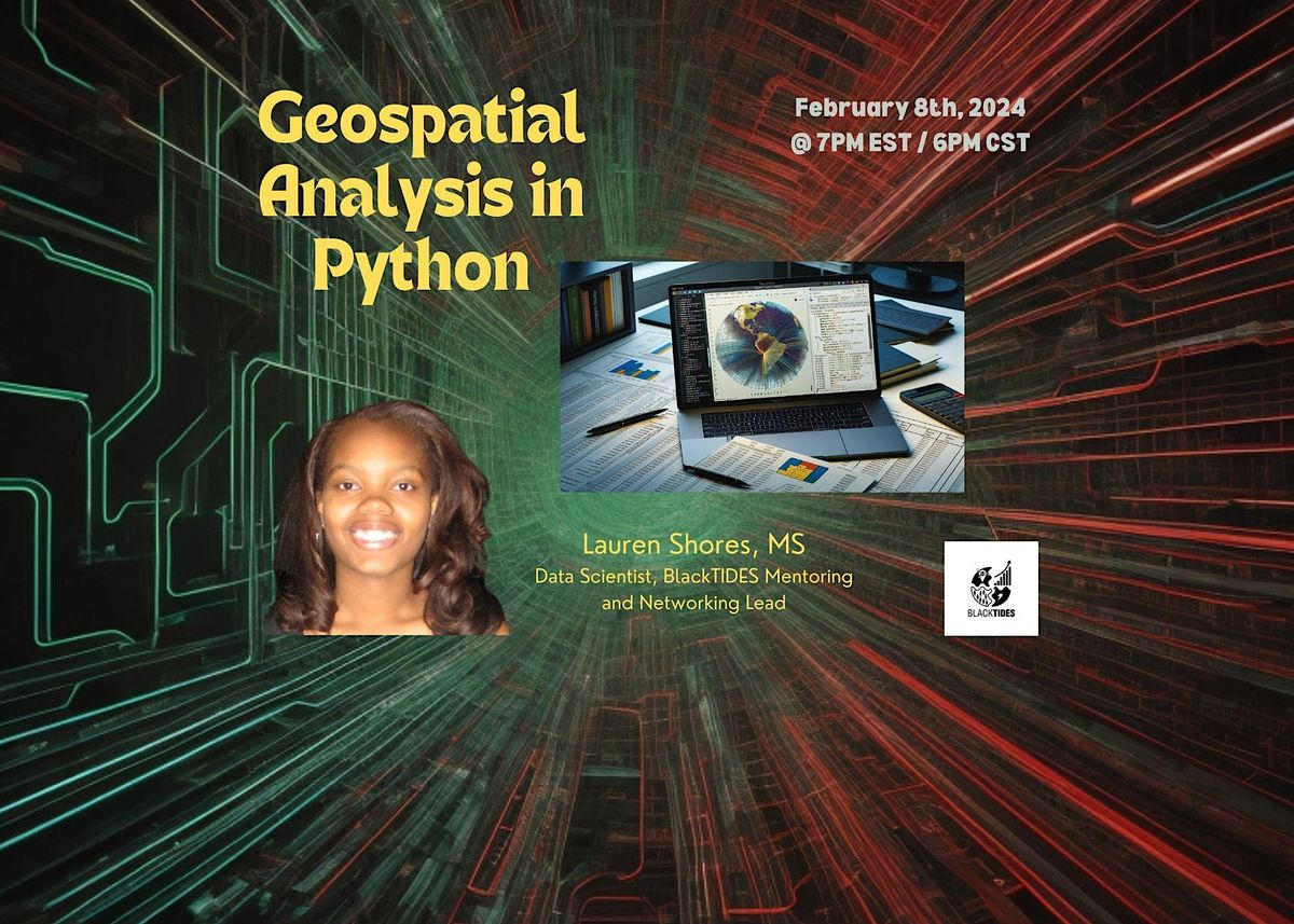 Geospatial Analysis in Python, February 8 2024 | Online Event | AllEvents