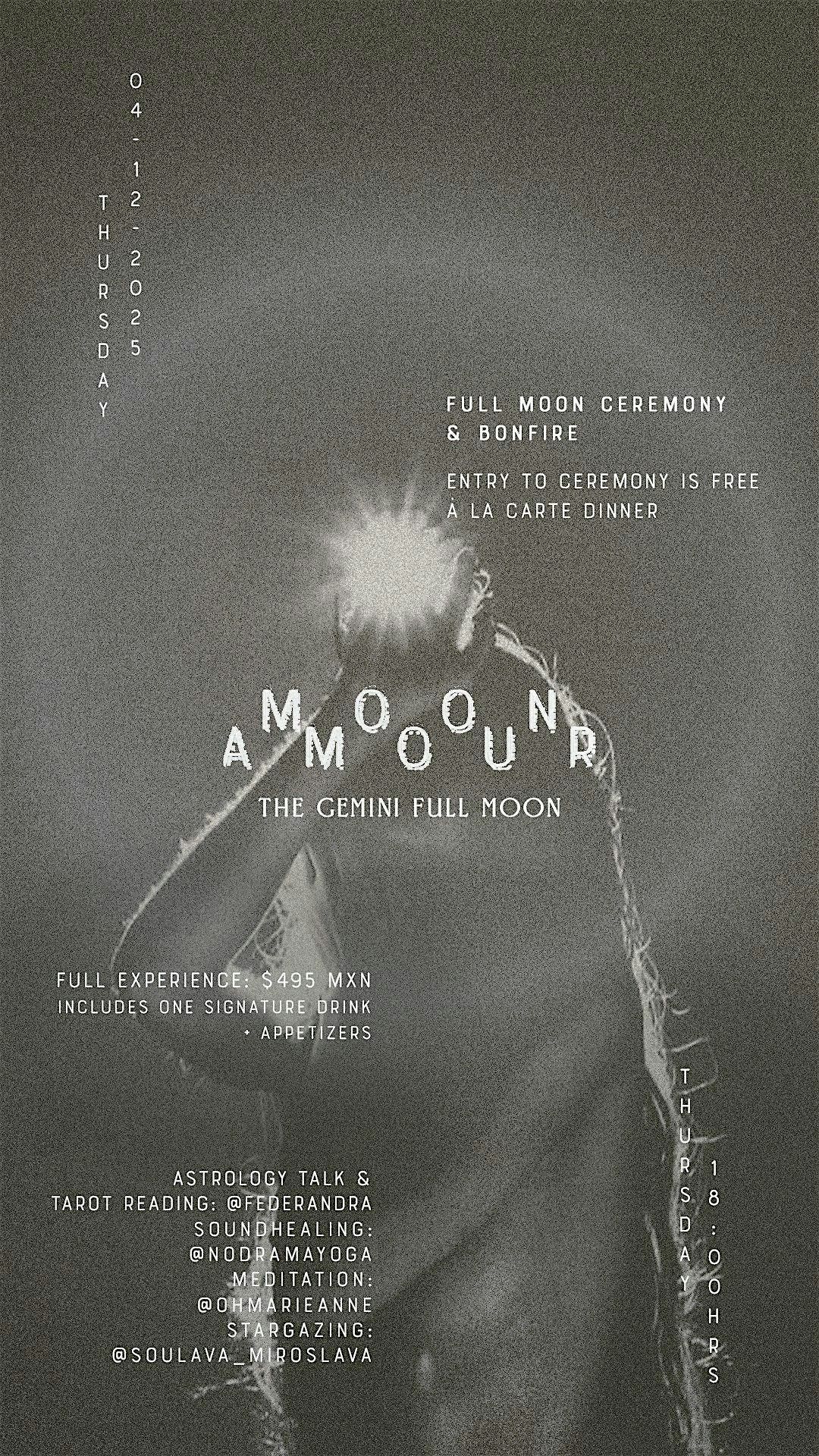 The Gemini Full Moon: Full Experience (1 signature drink + Appetizers), 4 December | Event in TULUM | AllEvents