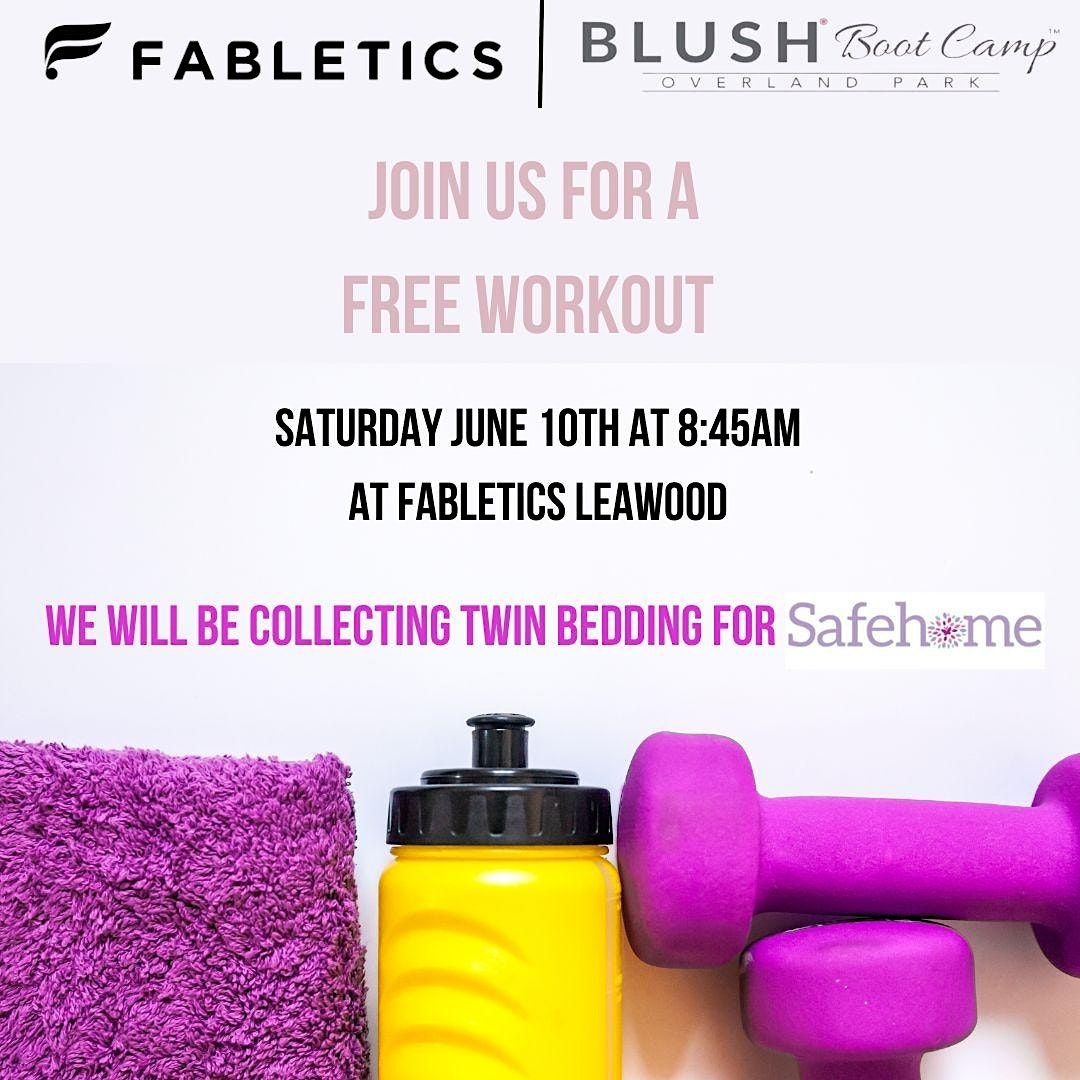 FREE WORKOUT Blush Bootcamp OP, Fabletics Leawood KS, 10 June 2023