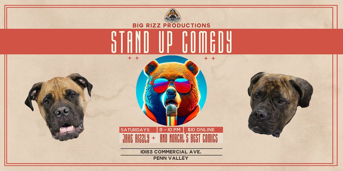 Big Rizz Comedy Night, Bullmastiff Brewing, Commercial Avenue, Penn ...