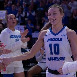 Parking Western Kentucky Lady Toppers at Middle Tennessee Blue Raiders Womens Basketball