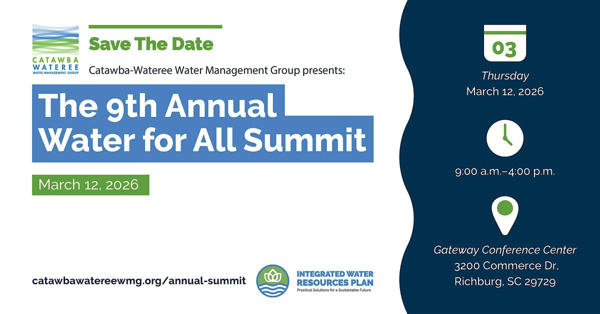 CWWMG Water for All Summit 2026, 12 March | Event in Richburg | AllEvents