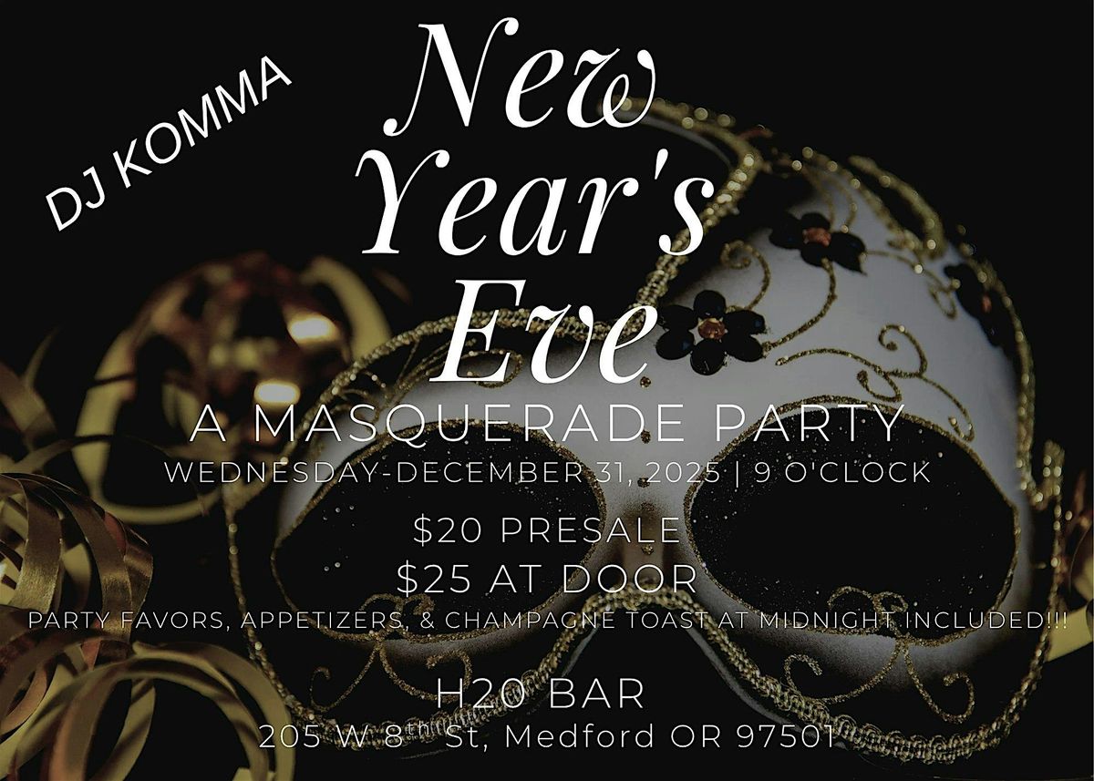 New Years Eve ~ A Masquerade Party, 31 December | Event in Medford | AllEvents