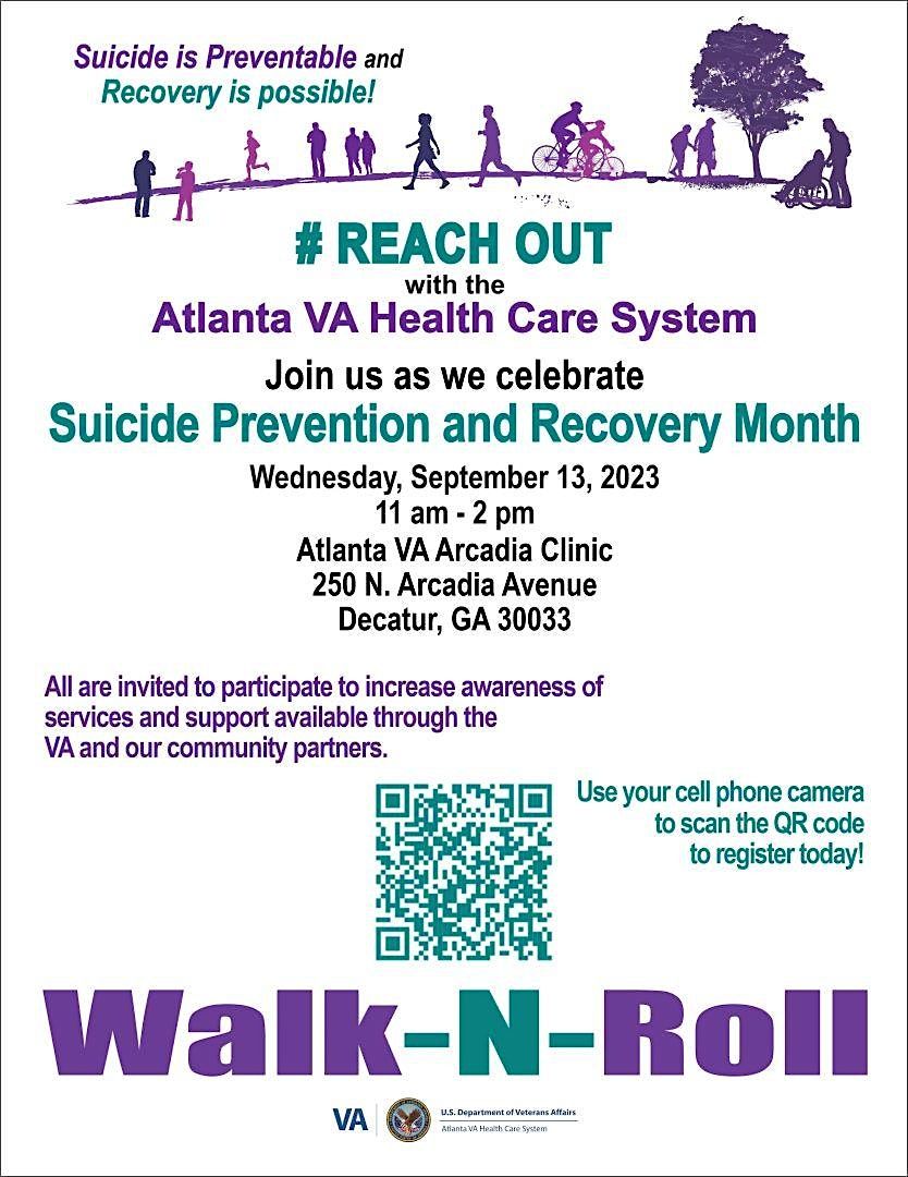 2nd Annual Suicide Prevention & Recovery Month Walk and Roll, Atlanta