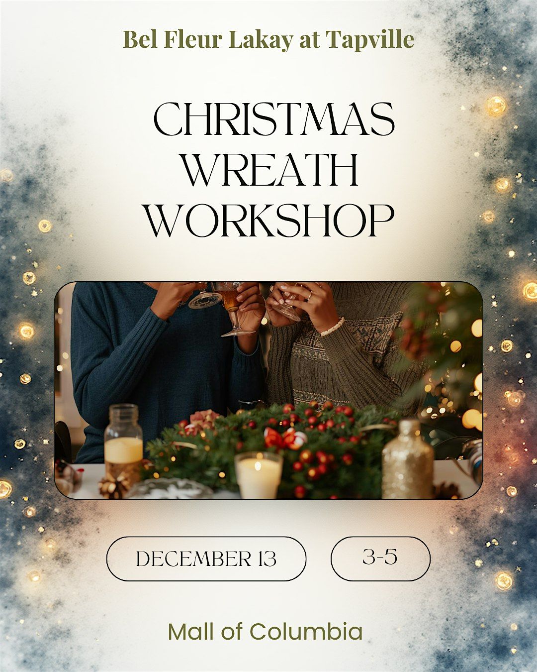 Christmas Wreath Workshop, 13 December | Event in Columbia | AllEvents