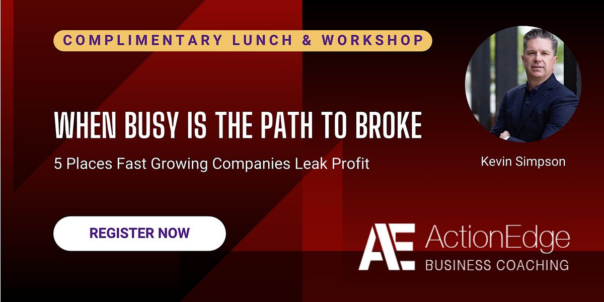 When Busy Is The Path To Broke 5 Places Fast Growing Companies Leak when-busy-is-the-path-to-broke-5-places-fast-growing-companies-leak