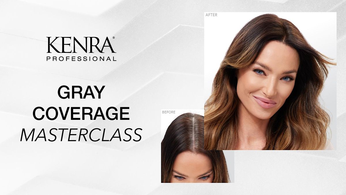 Gray Coverage Masterclass Hairstylist Education Kenra Professional