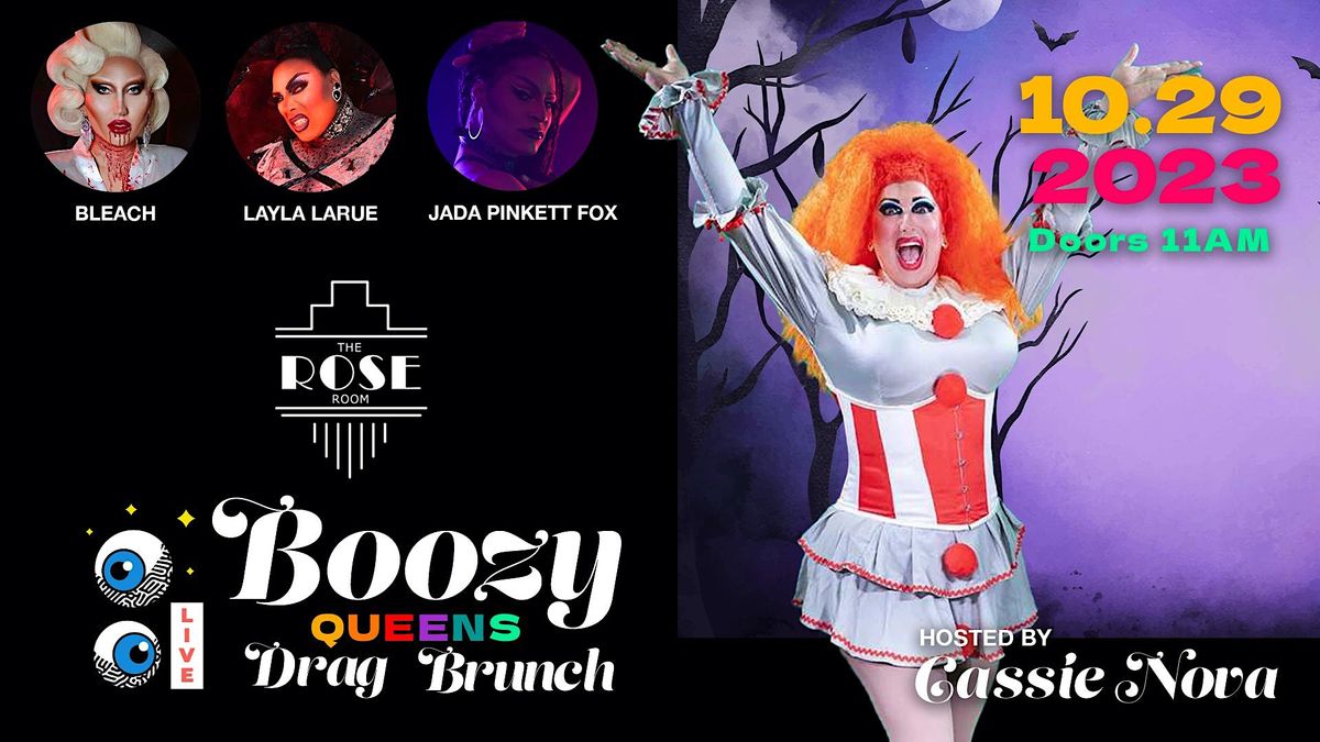 Boozy Queens Drag Brunch, Foods Included The S4 Rose Room Halloween