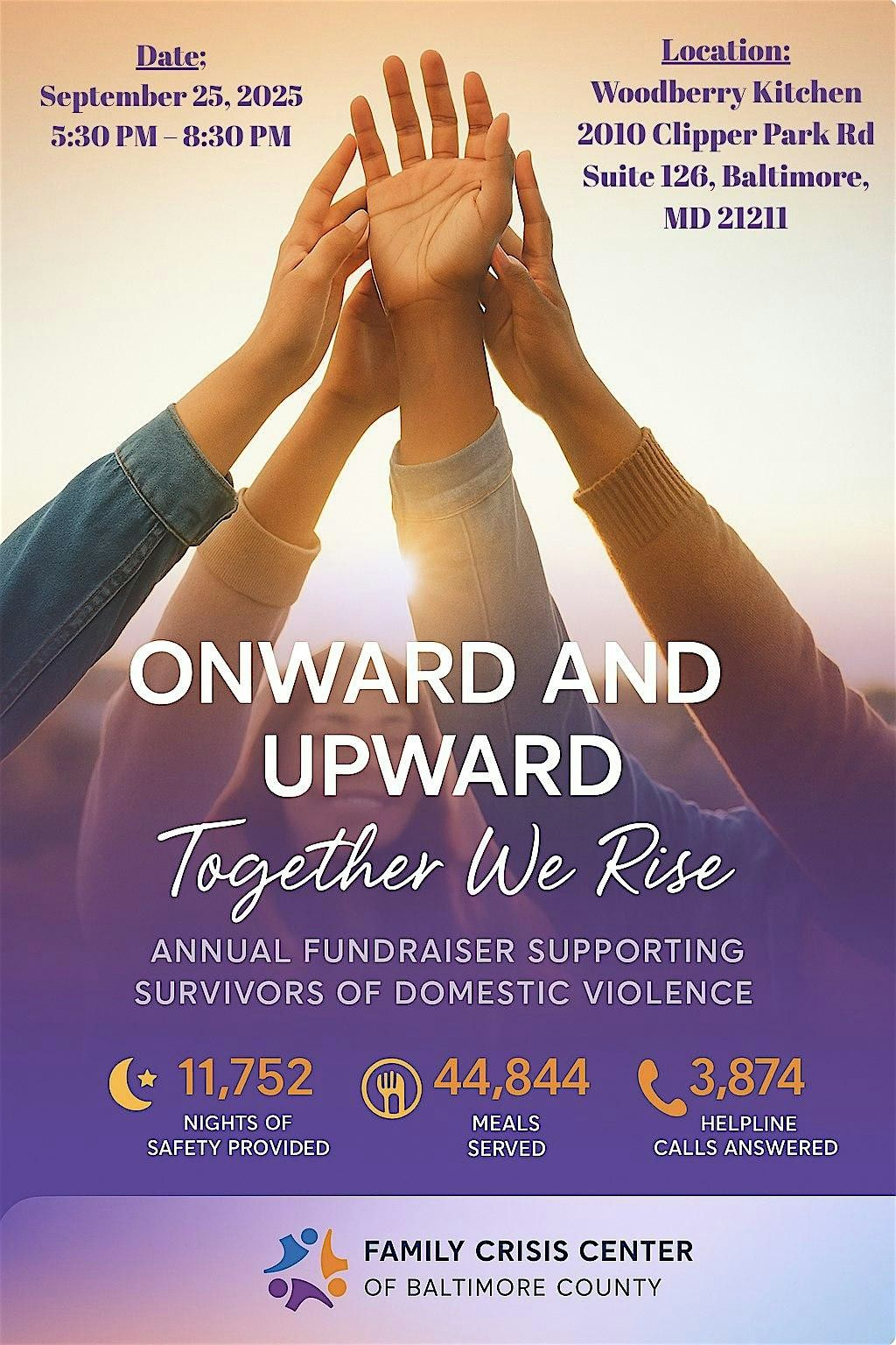 Onward & Upward: Together We Rise, 25 September | Event in Baltimore | AllEvents