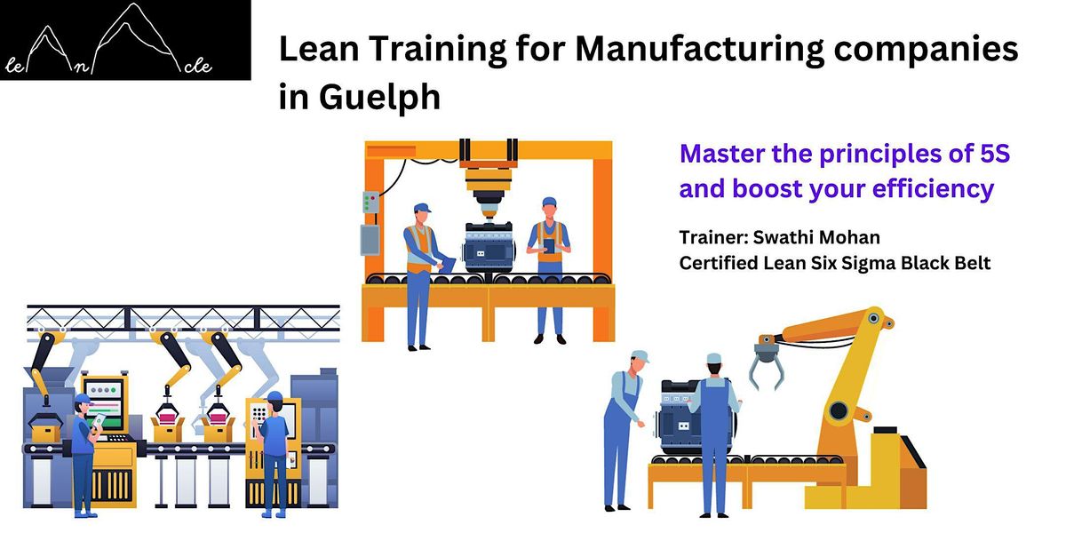 Lean training for manufacturing companies, Guelph Chamber of Commerce