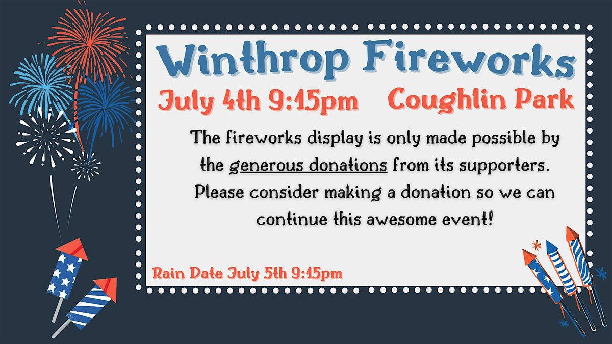 winthrop 4th of july fireworks cruise and sail on adirondack