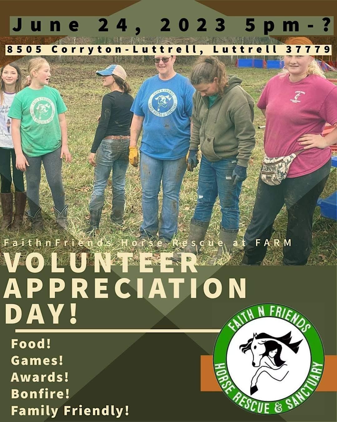Faith N Friends Volunteer Appreciation Day, 8505 Corryton Luttrell Rd