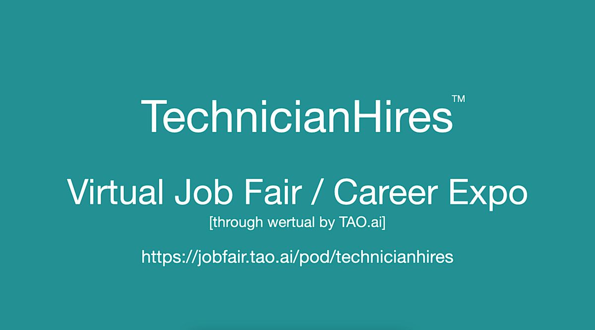 #TechnicianHires Virtual Job Fair / Career Expo Event #Springfield, 7 July | Event in Springfield | AllEvents.in