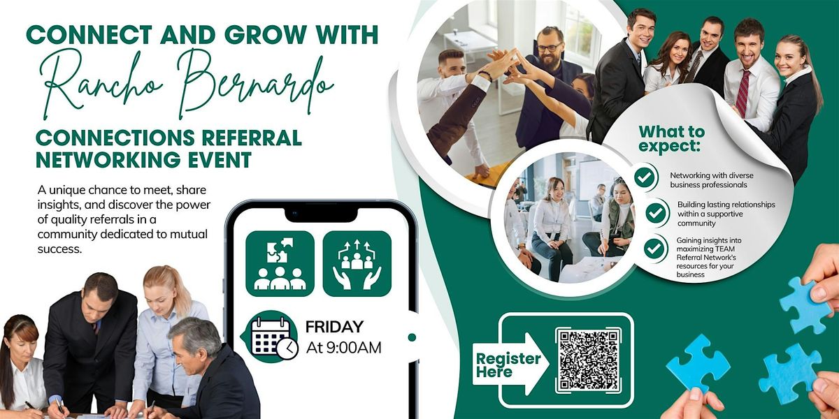 Connect and Grow with Rancho Bernardo Connections Referral Networking Event | Event in San Diego | AllEvents
