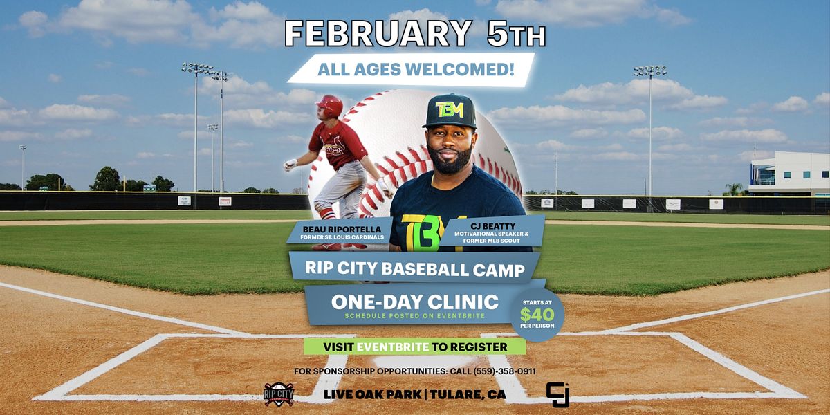 Rip City Baseball Camp Mt Whitney High School Visalia August 14 2021 Allevents In