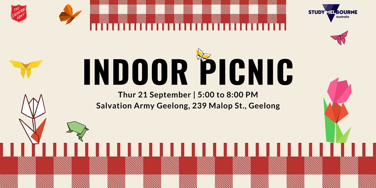 Indoor Picnic, Salvation Army Geelong, September 21 2023 AllEvents.in
