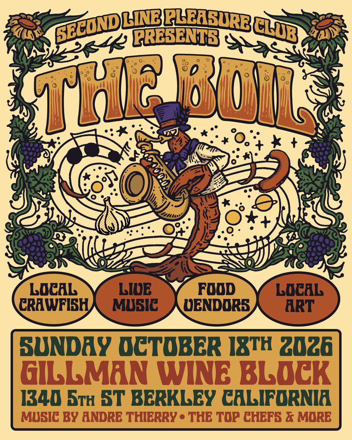 Crawfish Boil Block Party w/ Live Zydeco (Berkeley), Donkey & Goat ...
