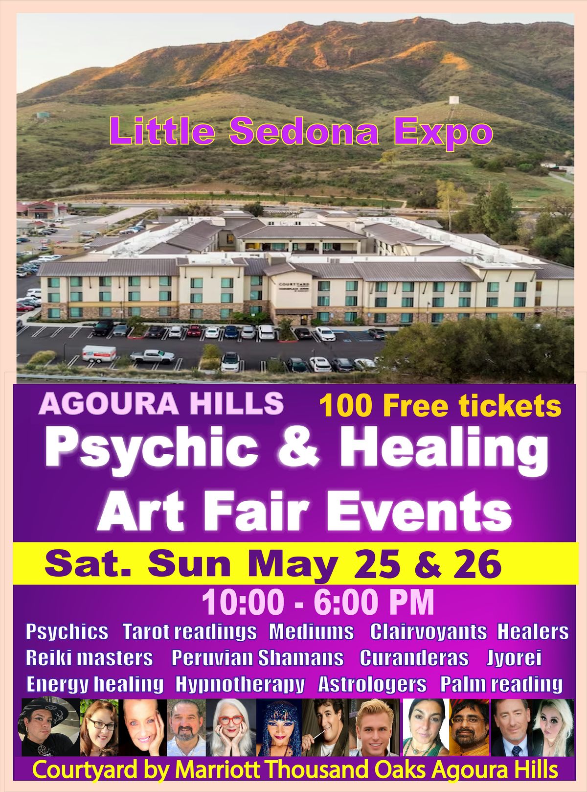 AGOURA HILLS Psychic & Holistic Healing Art fair Sat. Sun. May 25