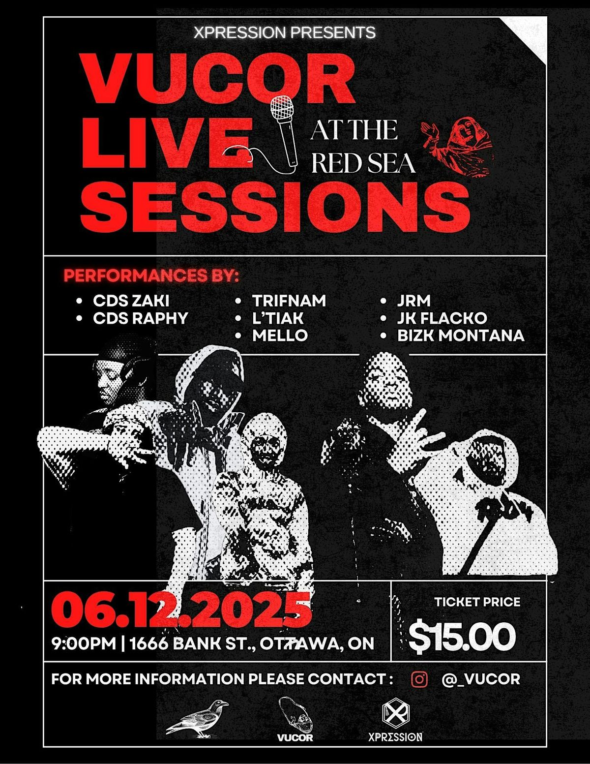 VUCOR LIVE SESSIONS, 6 December | Event in Ottawa | AllEvents