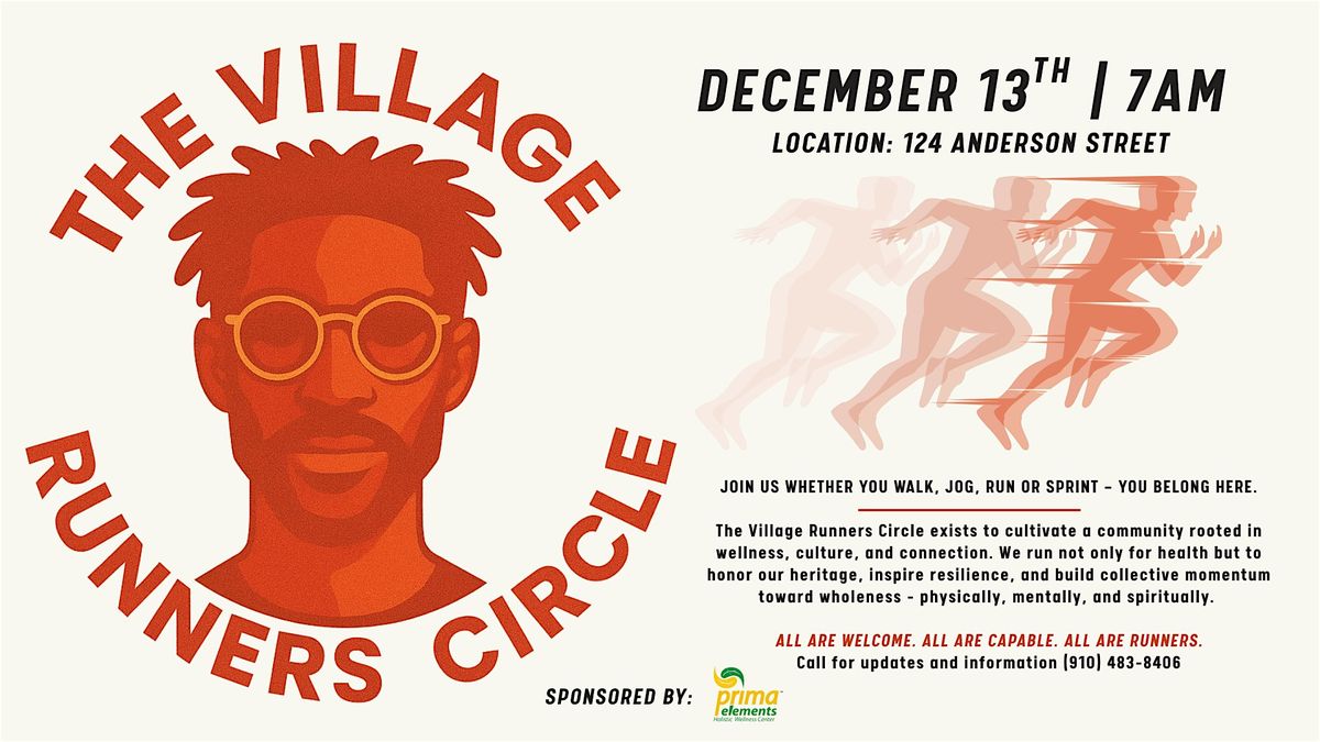 Village Runner's Circle Meetup, 13 December | Event in Fayetteville | AllEvents