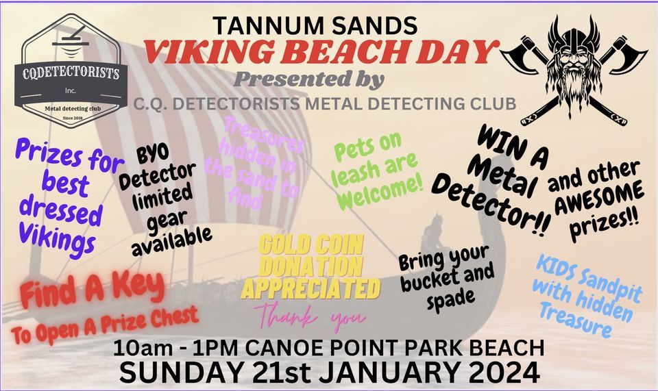 VIKING Beach Day Tannum Sands, Canoe Point, Toolooa, January 21 2024