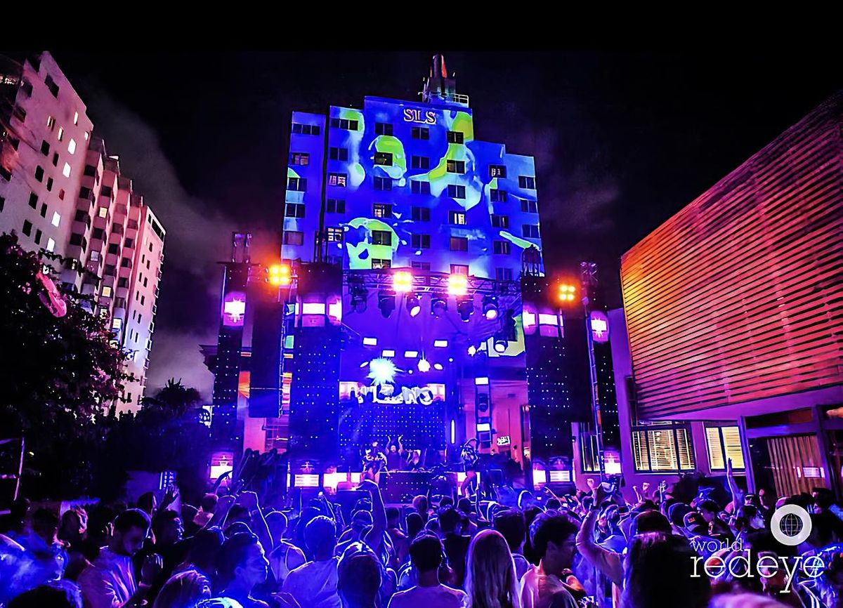 SLS Pool Party Miami Saturday night Pool Party, 1701 Collins Ave