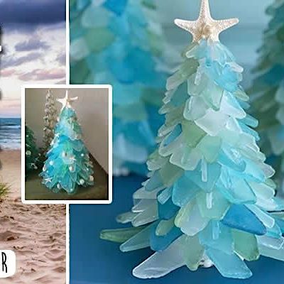 Beach Glass Christmas Trees Three Rivers, Sauganash Country Club