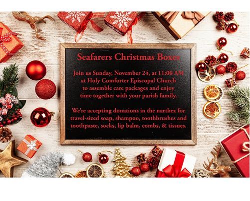 Seafarers Christmas Boxes At Holy Comforter Episcopal Church