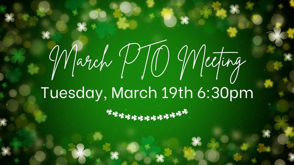 March PTO Meeting, Oakwood Elementary School, Oshkosh, 19 March 2024 ...