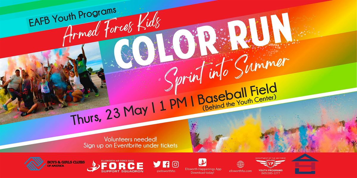 EAFB Armed Forces Color Run, Ellsworth Air Force base Youth Center, 7