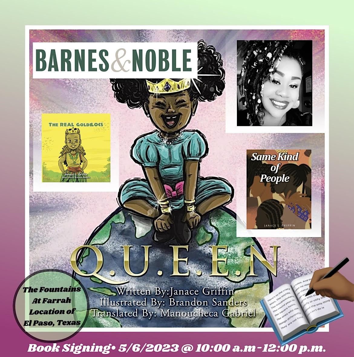 Janace Griffin AKA JunkDredz Book Signing of "Q.U.E.E.N" at Barnes
