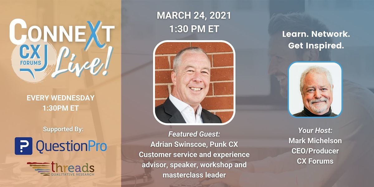 5 Reasons Why You Need More Punk In Your Cx Replay March 24 2022 Online Event Allevents In Punk Music Calendar 2022