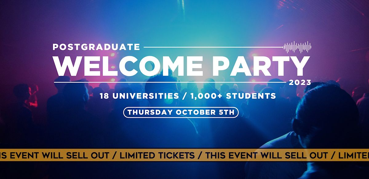 The Official Postgraduate Party / 2023, Sway Bar & Club, London