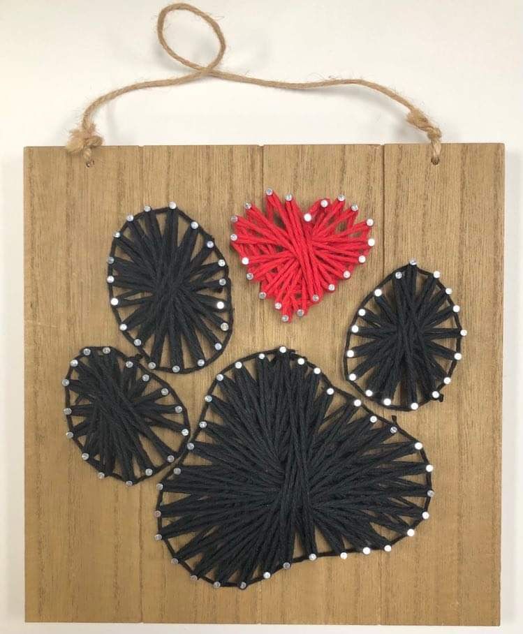Puppy Love String Art Class, Appalachian Creativity Center ...