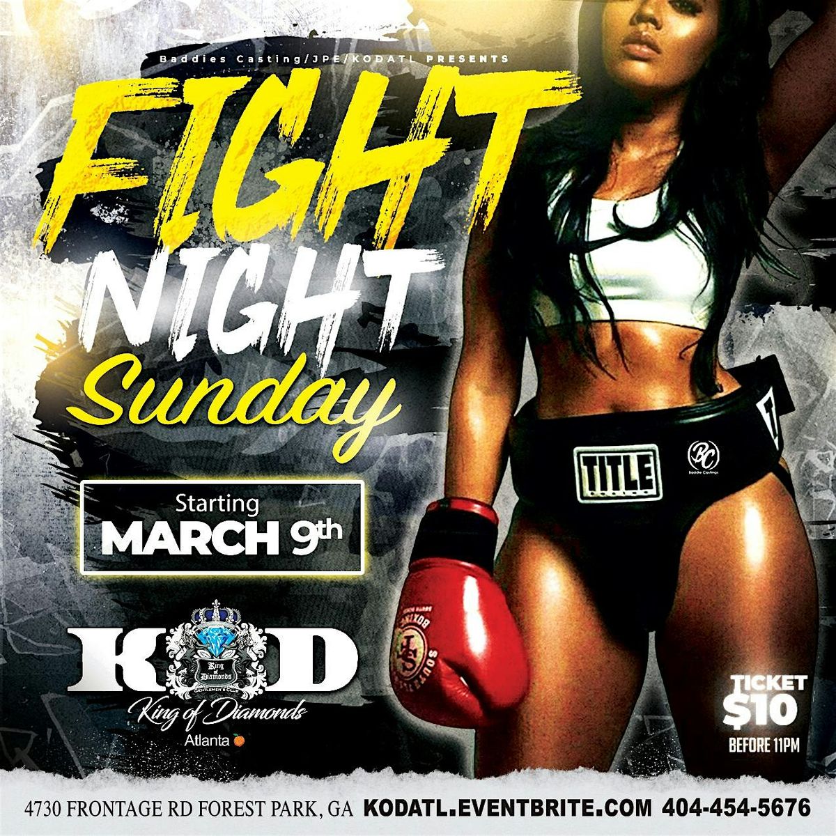 FIGHT NIGHT SUNDAY , EVERY SUNDAY NIGHT STARTING MARCH 9TH | Event in Forest Park | AllEvents