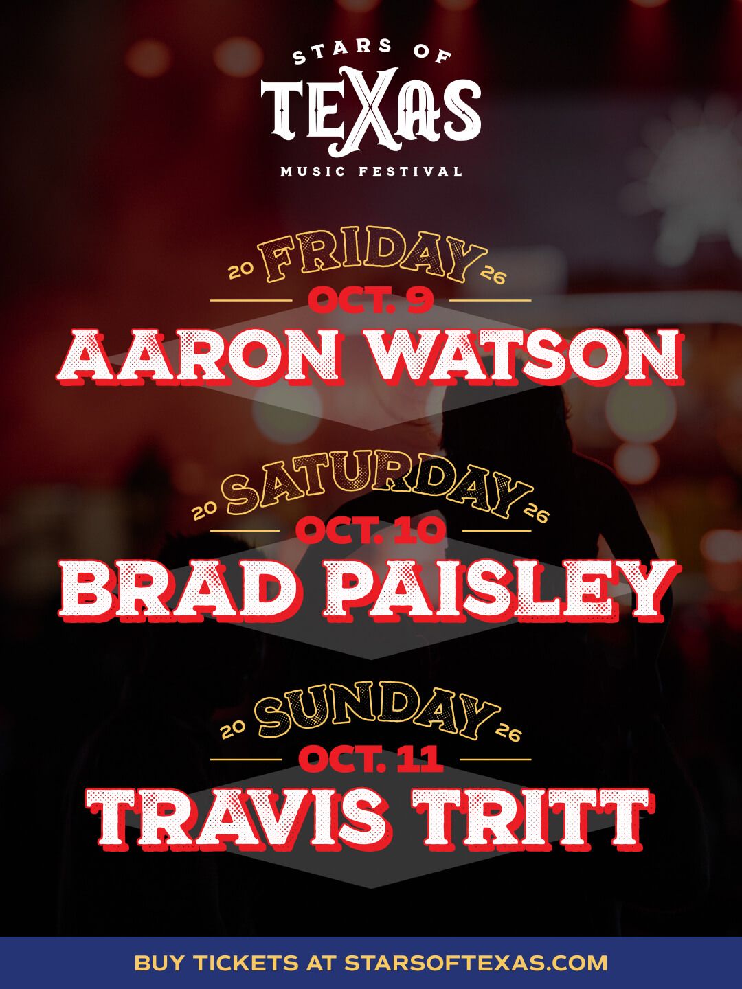 Stars of Texas Music Festival: Travis Tritt - Sunday, 10 October | Event in Ennis | AllEvents