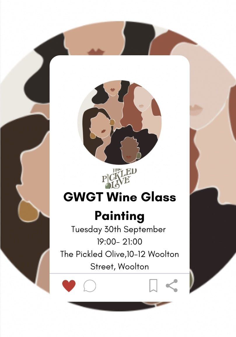 GWGT Wineglass Painting, 30 September | Event in Speke | AllEvents