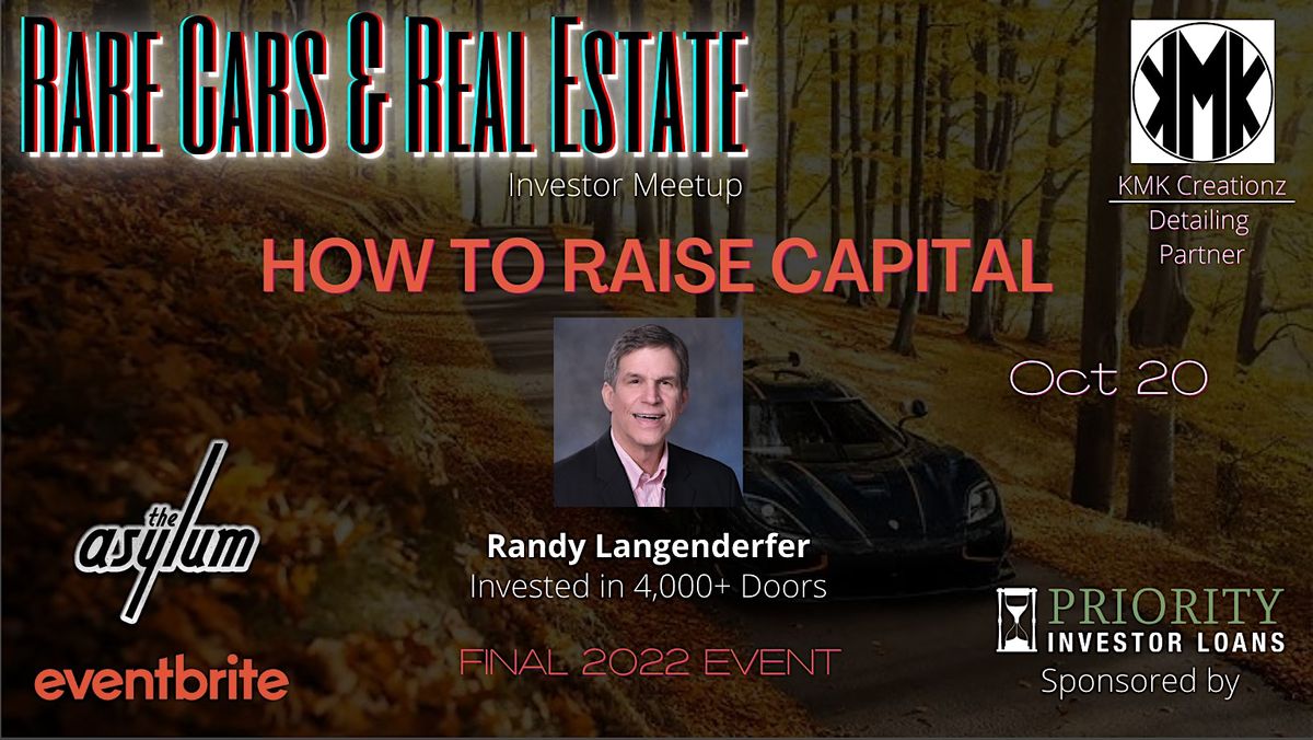 Rare Cars & Real Estate Investor Meetup Sponsored by Priority Investor